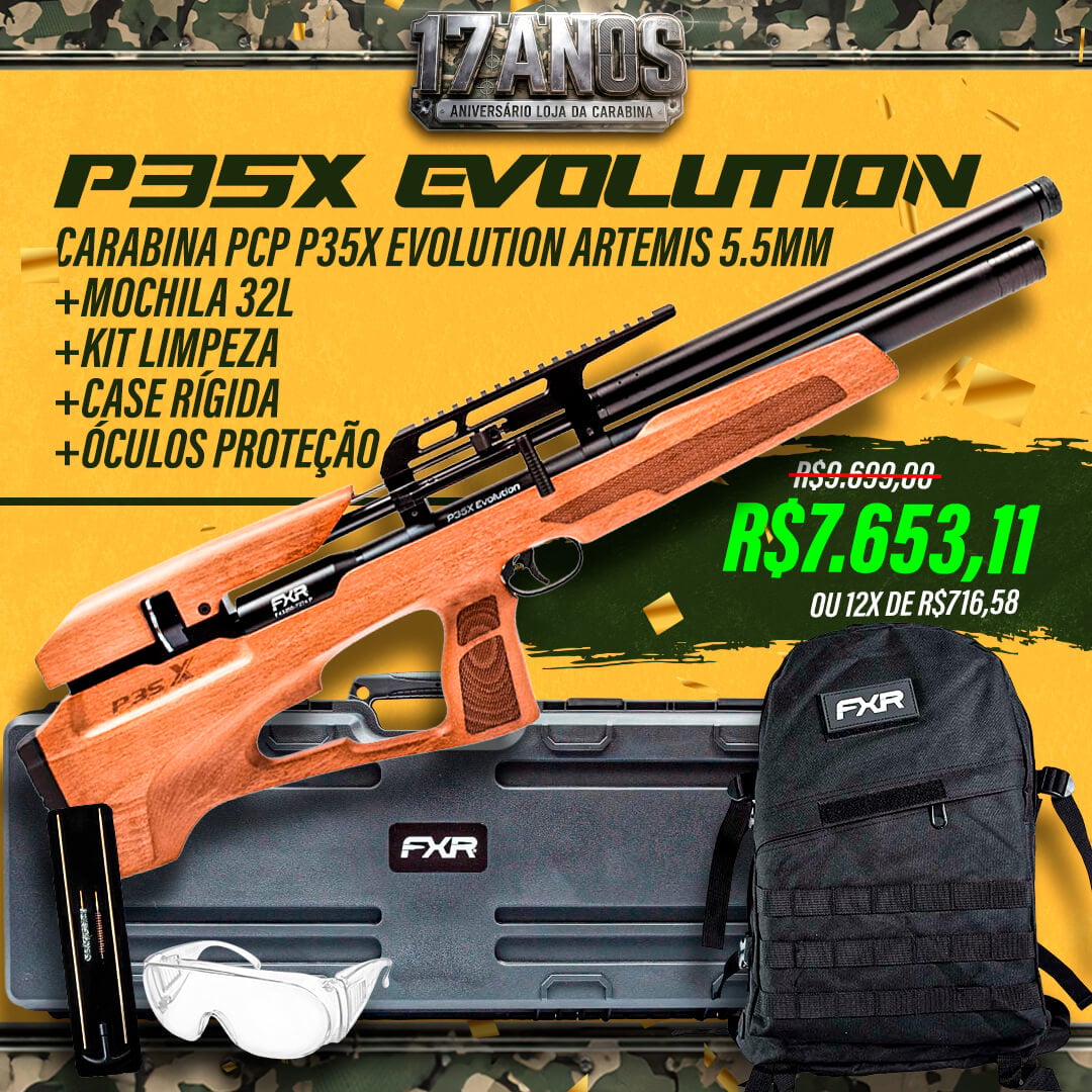 P35X Evoltuon Artemis 5.5mm e brindes 